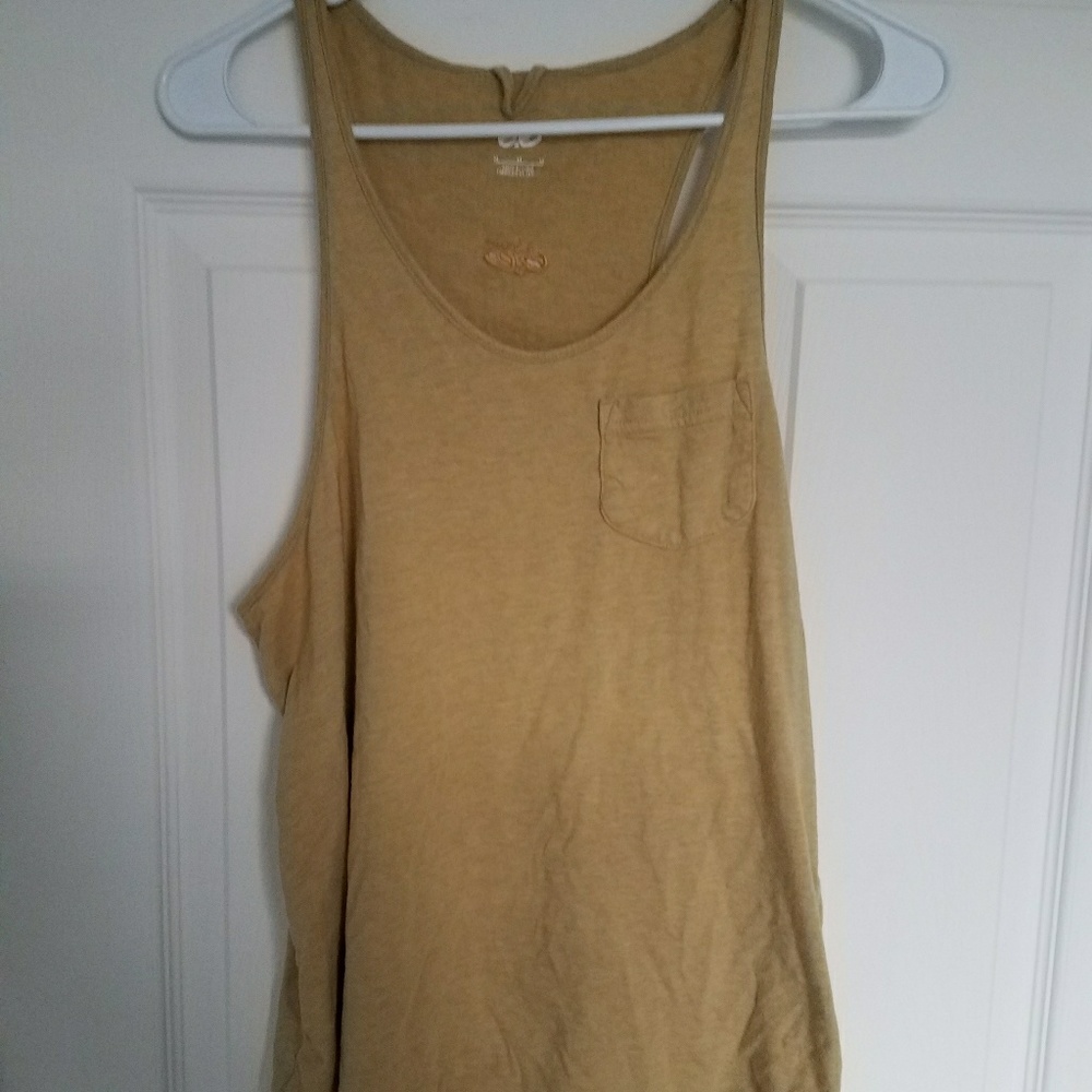 Nike 6.0 tank mustard yellow